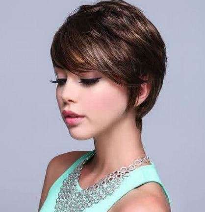 Human Hair Wig Short Cut brown adjustable straps stretchable cap same day dispatch