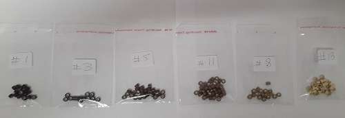 5*3*3mm Hair Extensions silicone micro beads/rings for hair extension/100pcs per pack