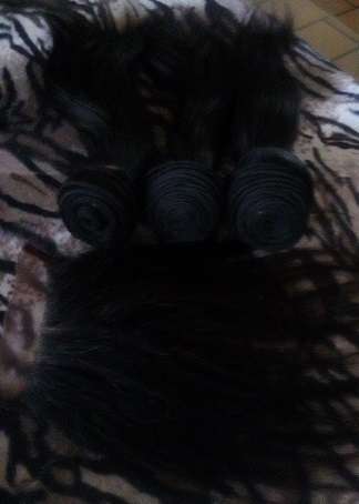 Brazilian Human Hair with closure weave extensions wefts // Lot Grade 7A //same day dispatch