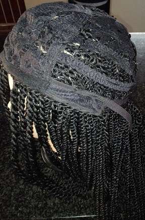 Braided Wig with adjustable straps colour #33 Same day dispatch