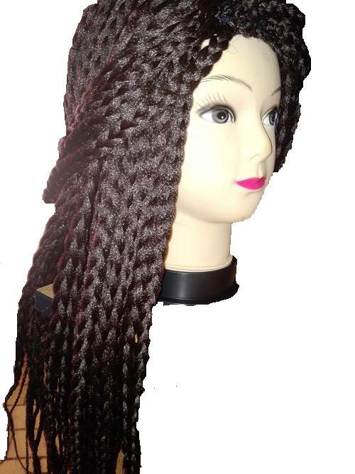 Braided Wig with adjustable straps colour #33 Same day dispatch