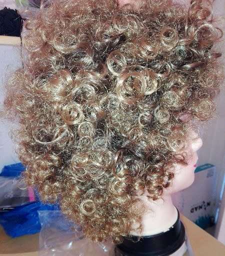 Curly Wig with adjustable straps// same day dispatch