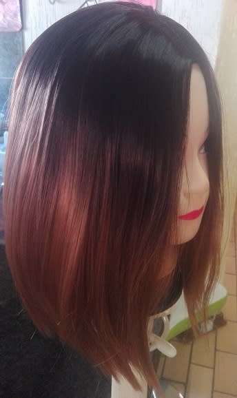 Long Bob with middle path Ombre adjustable straps same day dispatch