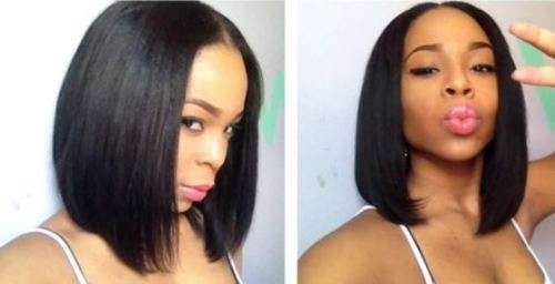 Brazilian Hair Bob Lace middle path Wig with adjustable straps//same day dispatch