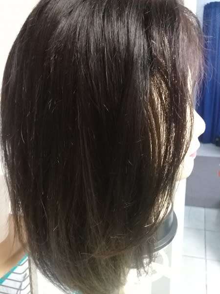 Brazilian Hair Bob Lace middle path Wig with adjustable straps//same day dispatch