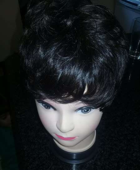 Human Hair Brazilian Wig Short style adjustable straps same day dispatch