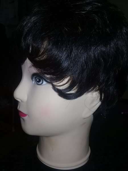 Human Hair Brazilian Wig Short style adjustable straps same day dispatch