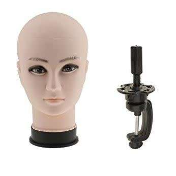 Mannequin Female Head with Clamp Holder for wigs,hats,wig making //Same day dispatch