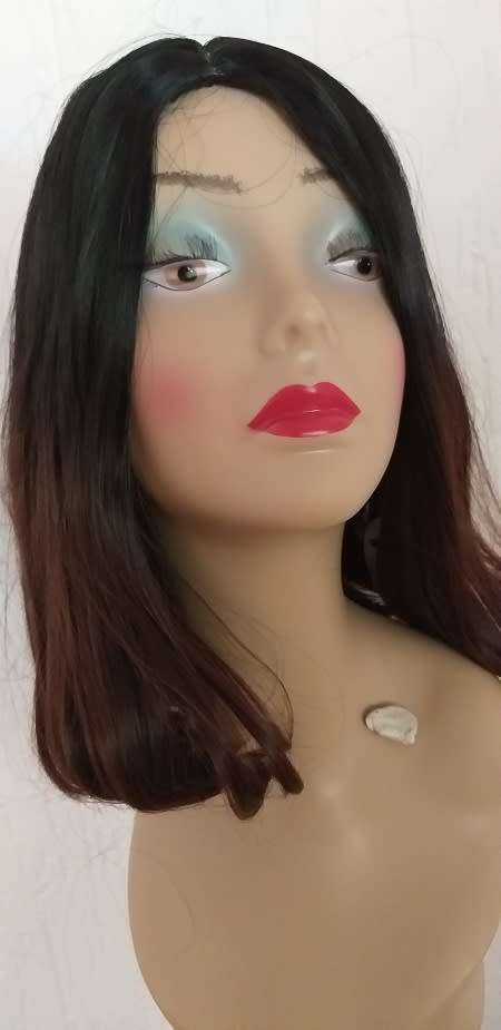 Bob Ombre Two Tone Silky straight with middle path adjustable wig straps same day dispatch