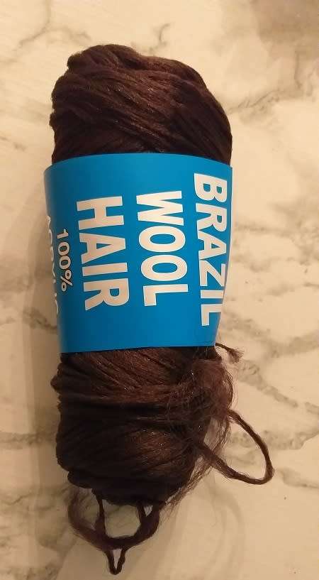 Brazil Wool Hair Brown for Braiding Hair Same day dispatch