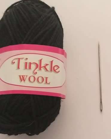 Wool and Darning Needle 8cm set same day dispatch
