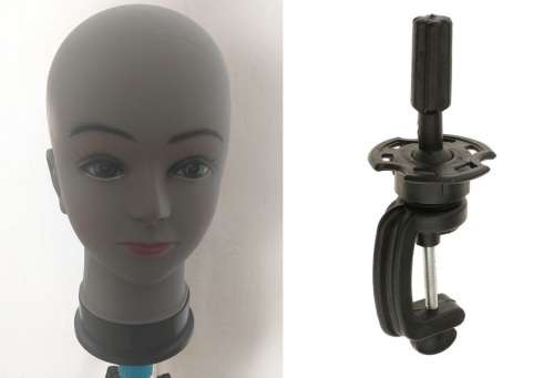 Mannequin Female Head with Clamp Holder for wigs,hats,wig making //Same day dispatch