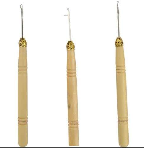Latch Hook 3 pieces set  Wooden handle  Weaving  Needle //Same day dispatch