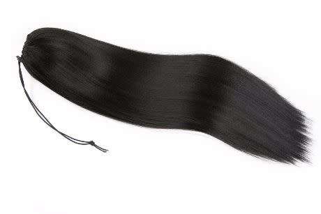 Ponytail Yaki Straight 22inch drawstring #1 colour available same day processing