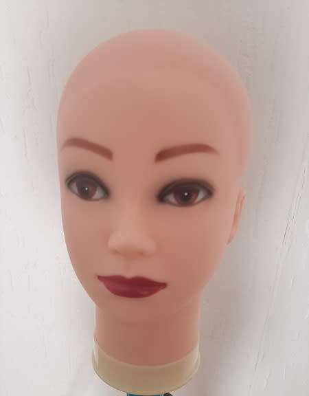 Mannequin Female Head with Clamp Holder for wigs,hats,wig making //Same day processing