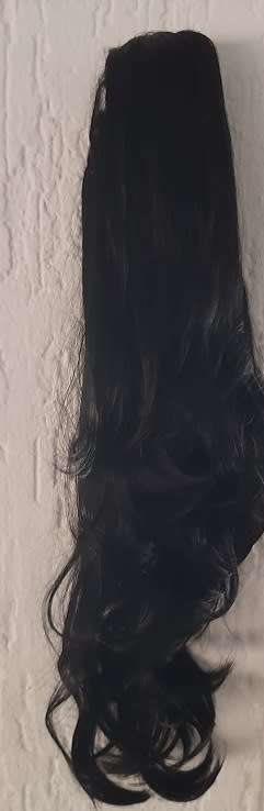 Ponytail Long 26inch Claw Grip Black Same Day processing