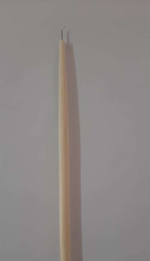 Ventilating Needle with  Wood Handle Lace Wig False Beard Making Repairing Weaving 4 sizes in stock