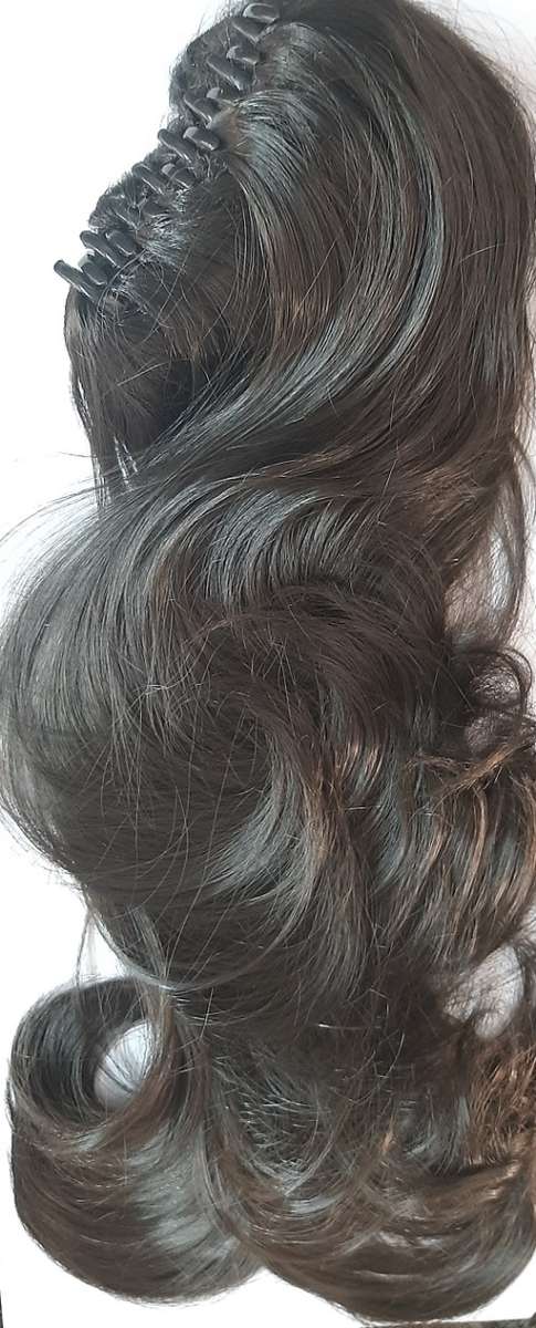 Ponytail Long 26inch Claw Grip Brown #4 Same Day processing