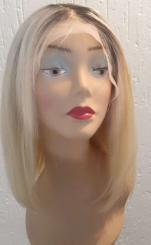 Blonde Wig Lace Front Human Hair Custom Dyed same day processing