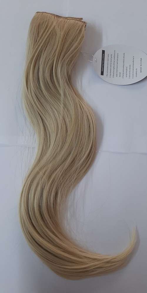 Blonde Hair Extensions Clip IN  57cm length 3 piece set,Blonde //Same day processing