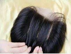 6A Virgin Brazilian straight human hair free part lace closure 18inch//same day delivery