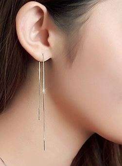 Xmas Sale!925 Sterling Silver Threader Tassel Earrings  Pure 925 Silver IN STOCK SAME DAY DISPATCH