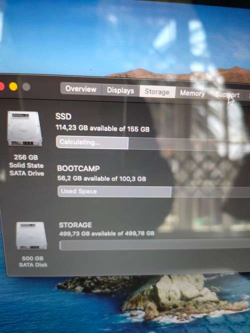 Macbook Pro 13 Inch Mid 2012 - i5 - 8 GB RAM - 256 GB SSD + 500 GB HDD