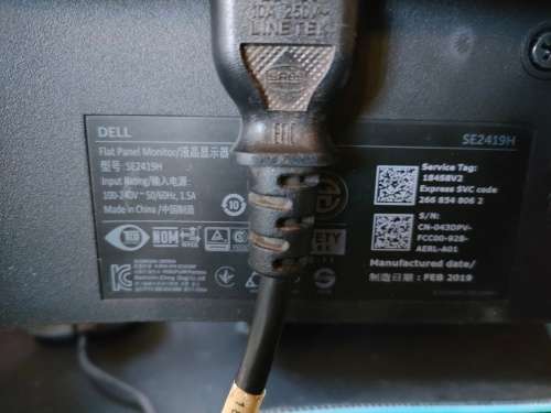 Dell SE2419H 23.8 INCH FULL HD MONITOR