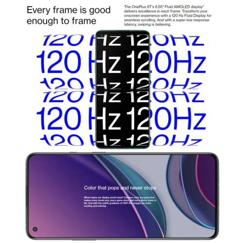 OnePlus 8T 5G, 48MP Camera, 12GB+256GB