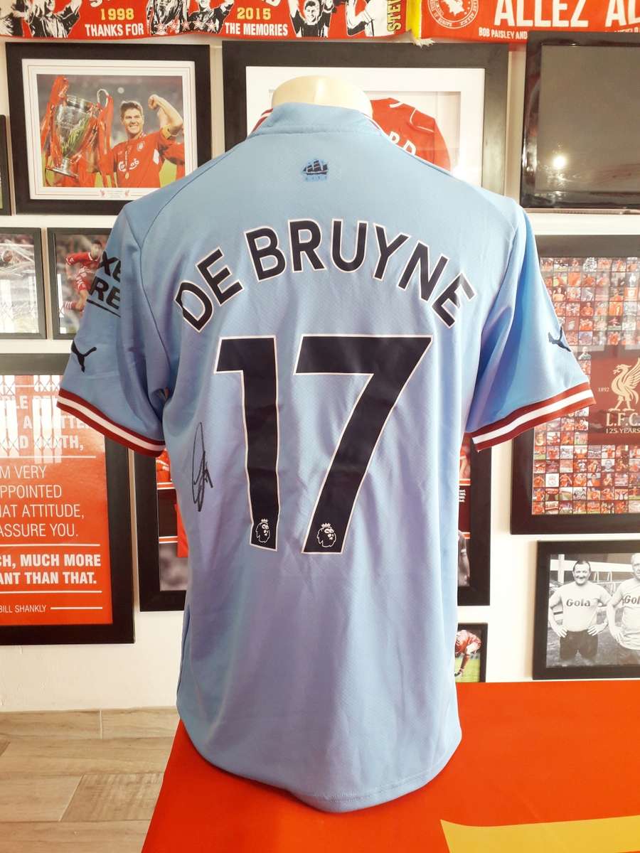 Manchester City  Kevin De Bruyne Signed Shirt