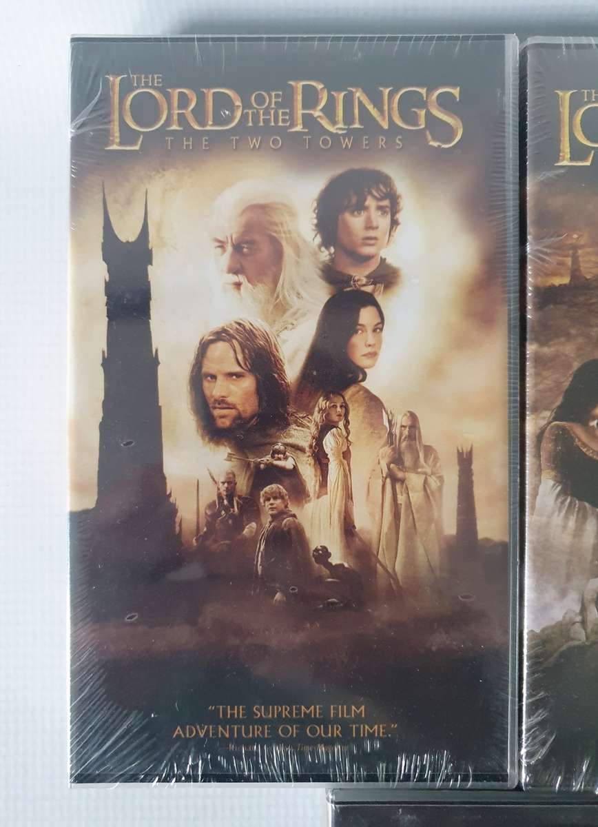 Lord of The Rings VHS Tapes ( 2 Sealed )
