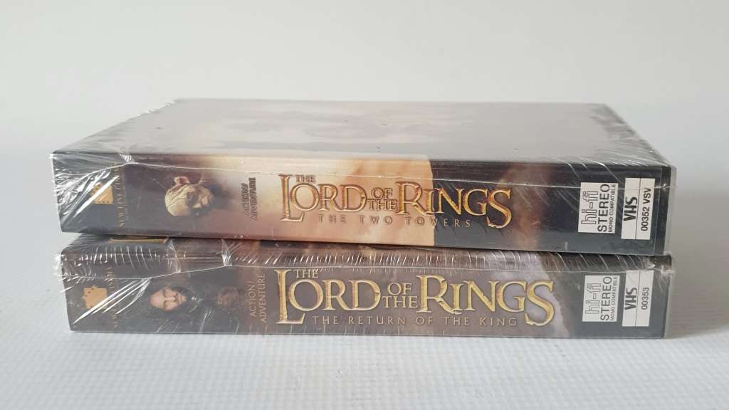 Lord of The Rings VHS Tapes ( 2 Sealed )