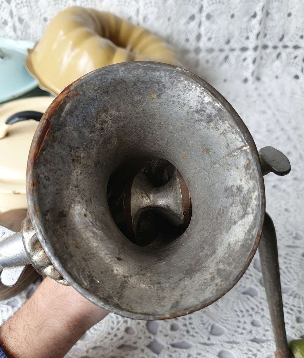 Vintage Kitchen Ware Bundle Mincer, Cookie Cutters, Enamel & Pottery