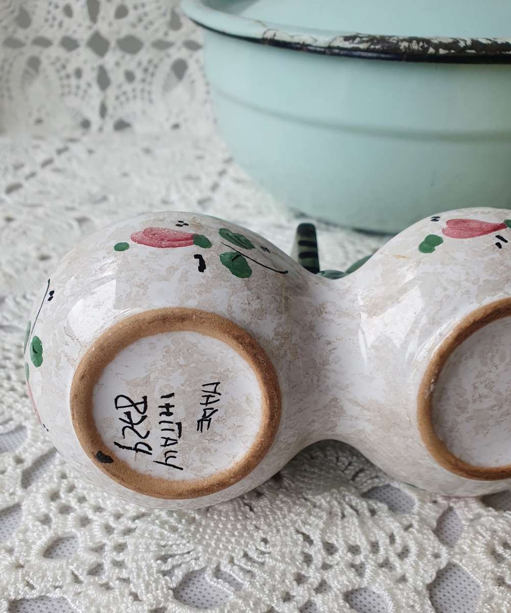 Vintage Kitchen Ware Bundle Mincer, Cookie Cutters, Enamel & Pottery