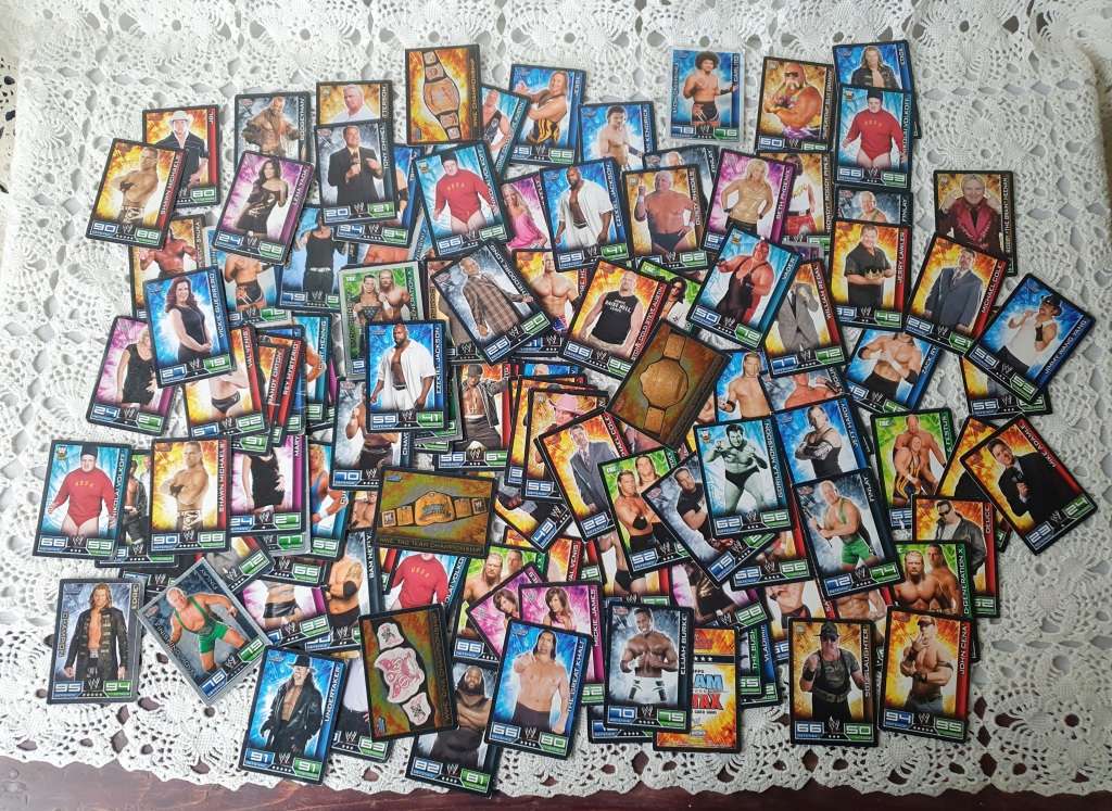 TOPPS SLAM ATTAX TRADING GAME CARDS WWE 138x Cards