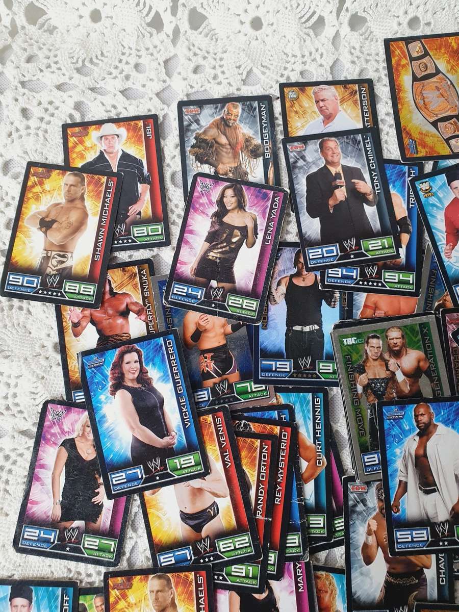 TOPPS SLAM ATTAX TRADING GAME CARDS WWE 138x Cards