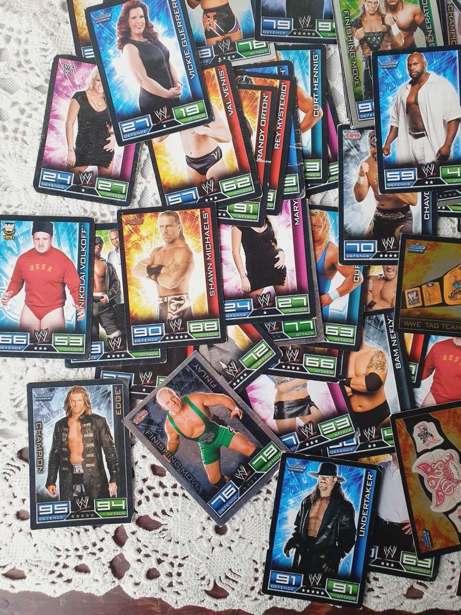 TOPPS SLAM ATTAX TRADING GAME CARDS WWE 138x Cards