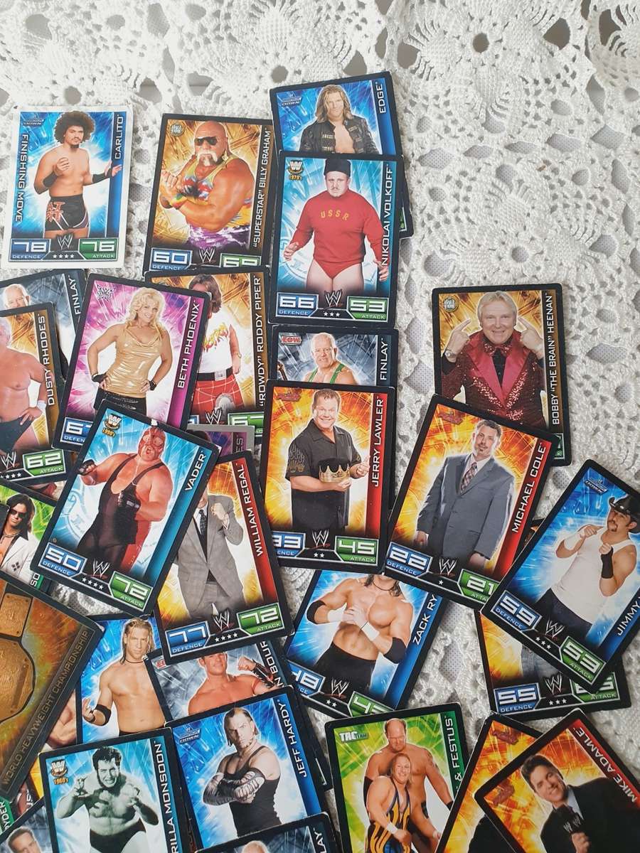 TOPPS SLAM ATTAX TRADING GAME CARDS WWE 138x Cards