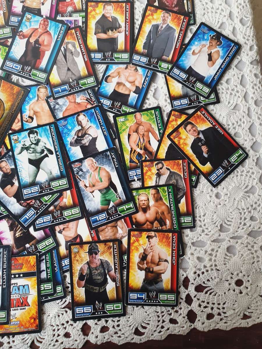 TOPPS SLAM ATTAX TRADING GAME CARDS WWE 138x Cards