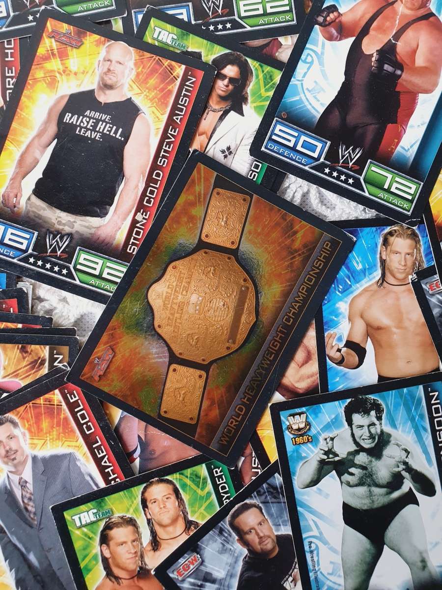 TOPPS SLAM ATTAX TRADING GAME CARDS WWE 138x Cards
