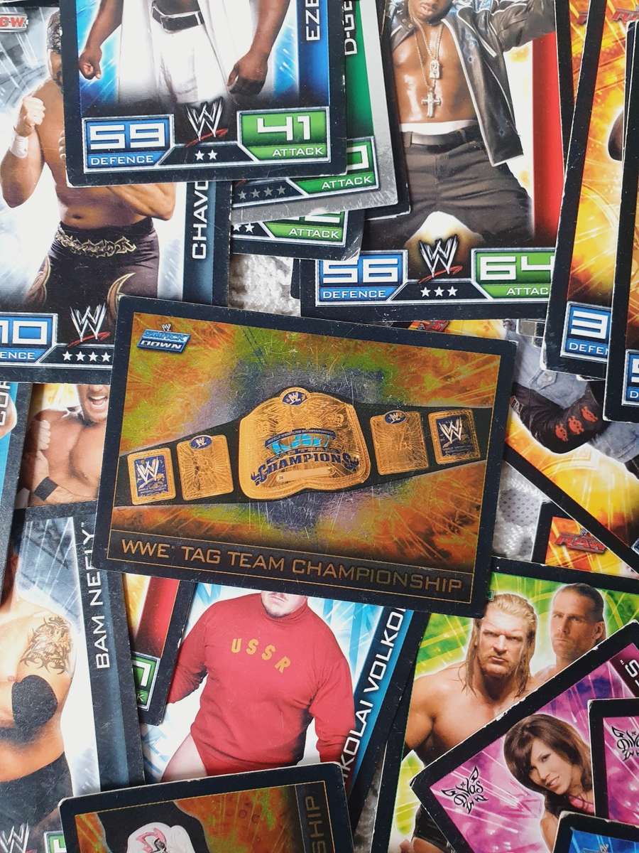 TOPPS SLAM ATTAX TRADING GAME CARDS WWE 138x Cards
