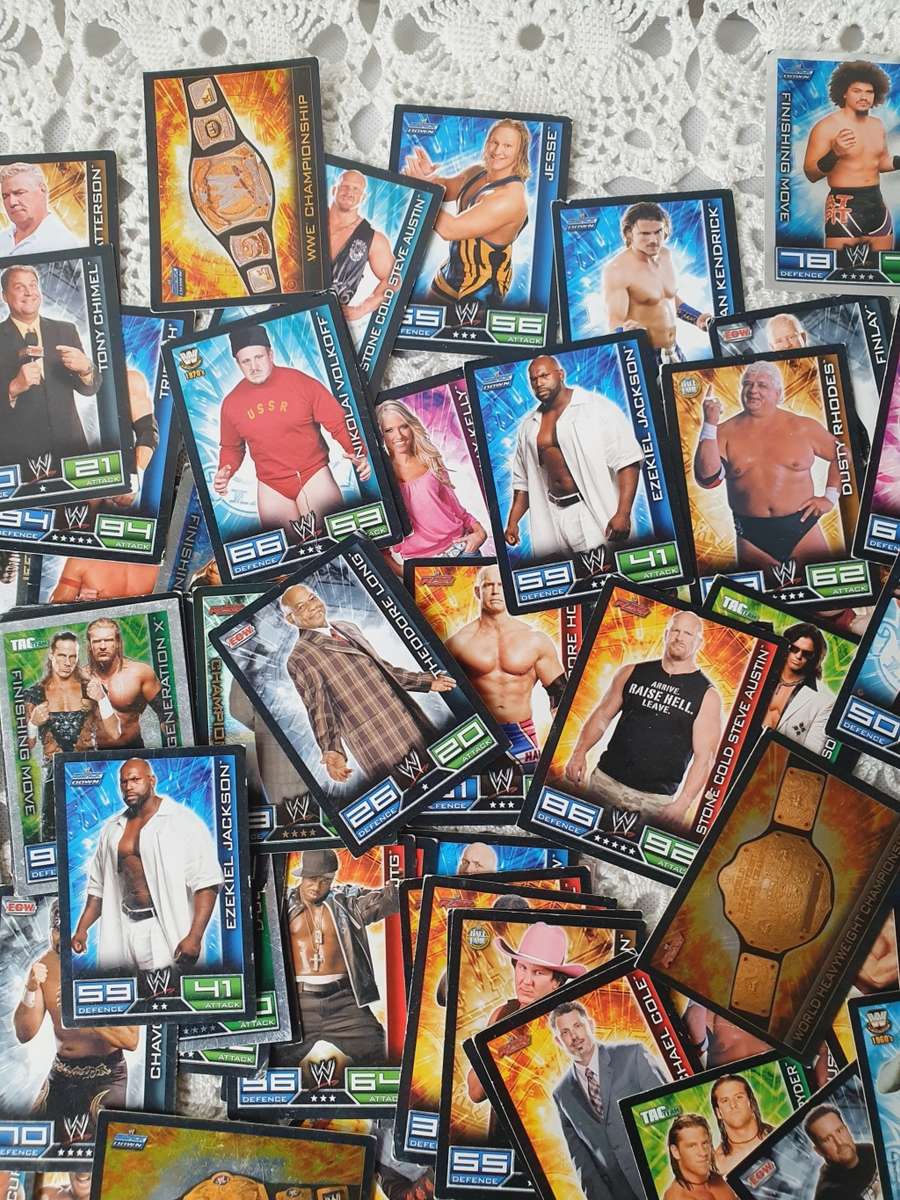 TOPPS SLAM ATTAX TRADING GAME CARDS WWE 138x Cards