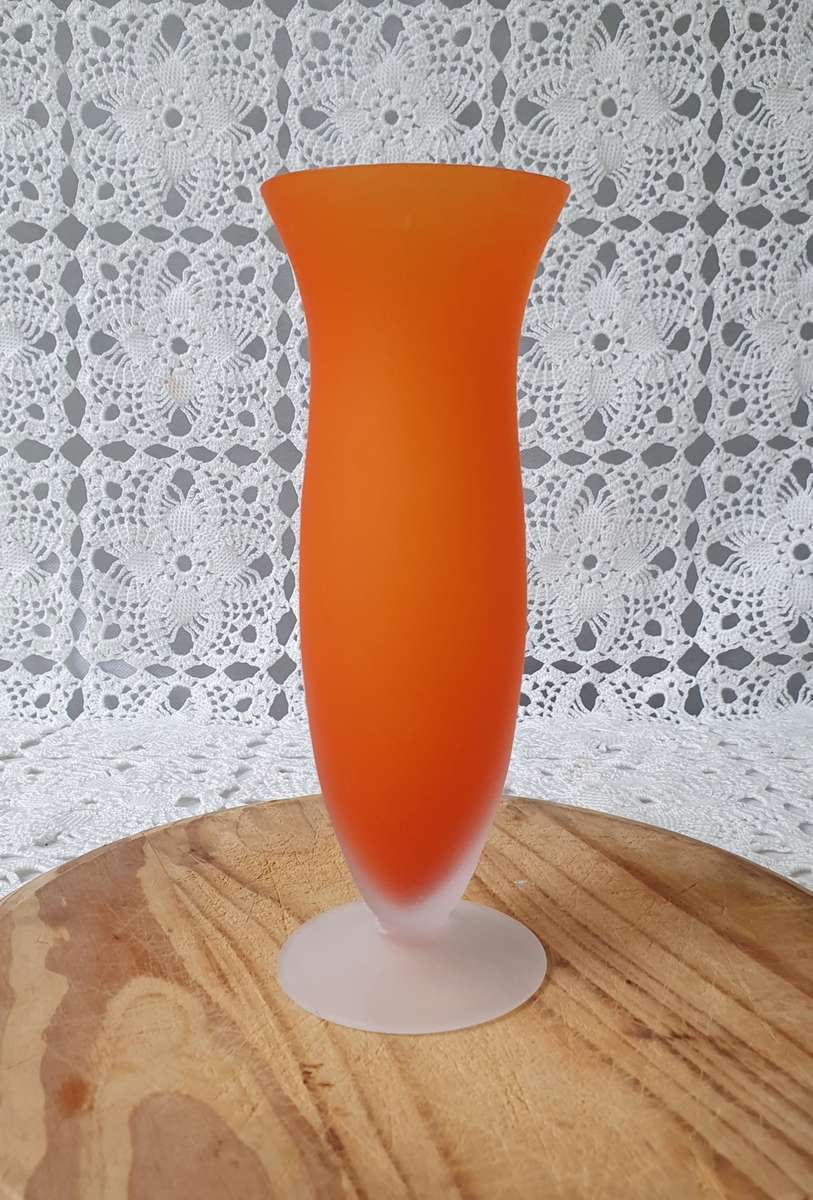 Vintage Colourful Glass Vase Collection 6x Vase