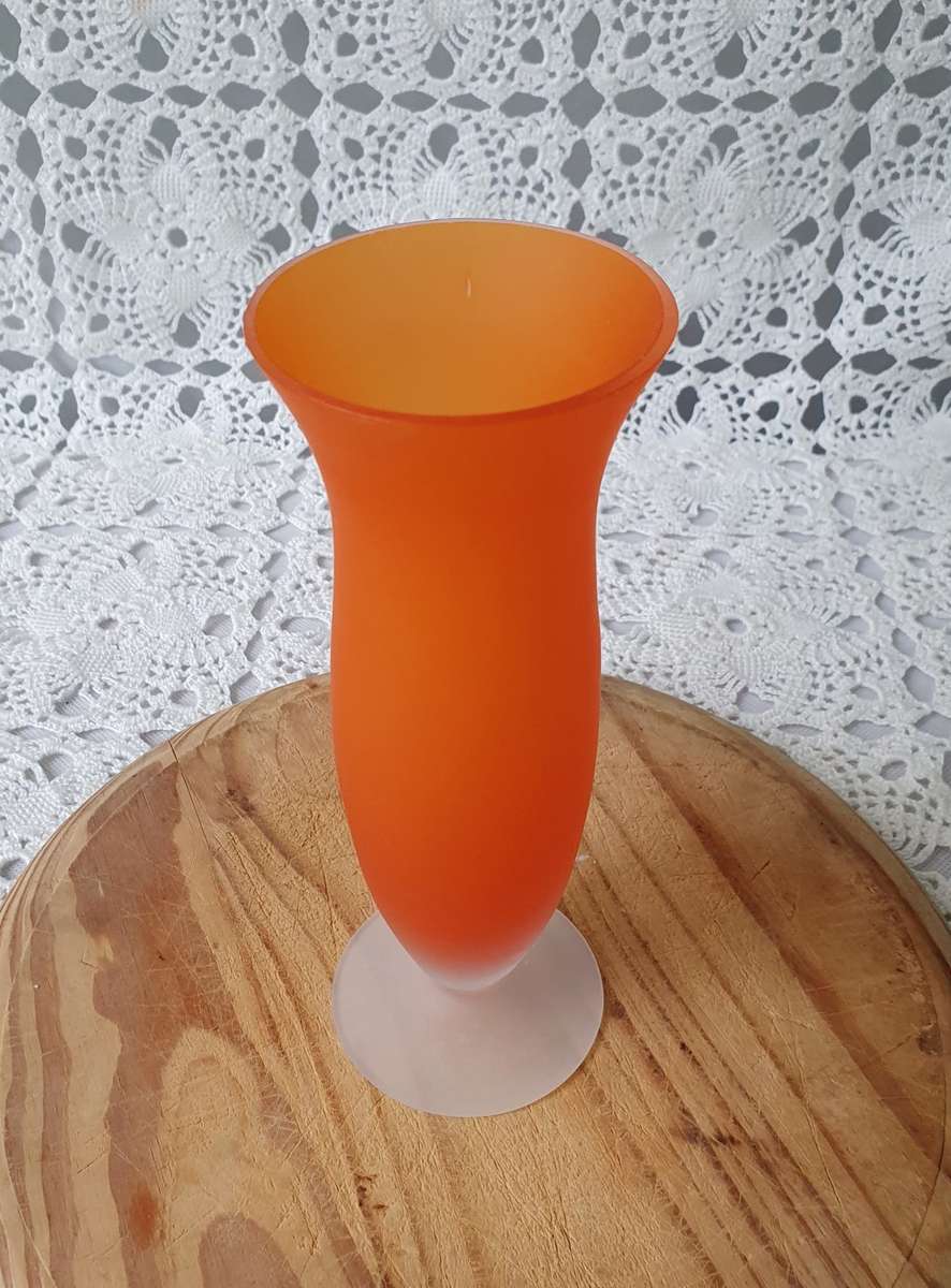 Vintage Colourful Glass Vase Collection 6x Vase