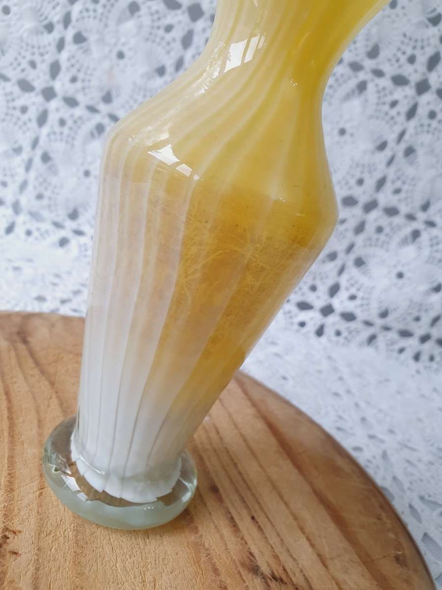 Vintage Colourful Glass Vase Collection 6x Vase