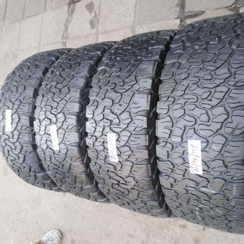 265/60/18 BF Goodrich AT tyres. Excellent Condition