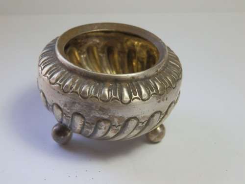 Antique 19.5 g open salt, Birmingham, circa 1903 - seven (7) days to pay