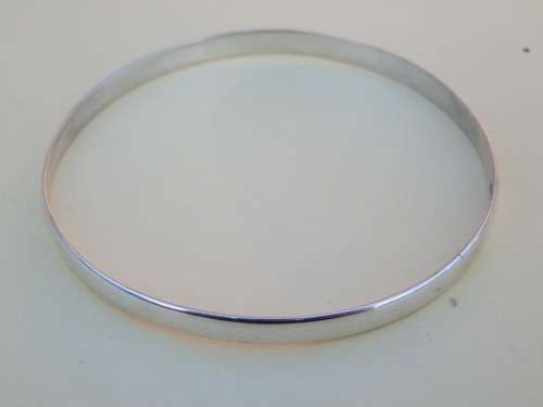 Sterling silver bangle, 9.5g - thirty (30) days to pay