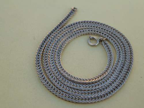 Heavy (17.7g) sterling silver necklace - seven (7) days to pay