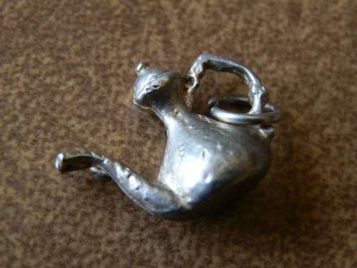 Sterling silver (4.5g) kettle charm - thirty (30) days to pay